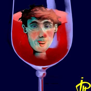 Arte digitale intitolato "L'alcoolisme  !!" da Jean Pierre Poveda, Opera d'arte originale, Pittura digitale