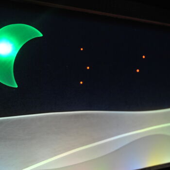 设计 标题为“Luminaire” 由Jean-Pierre Querin, 原创艺术品, 泛光灯