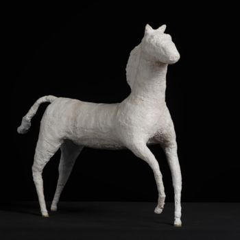 雕塑 标题为“Cheval.jpg” 由Jean-Pierre Tauzia, 原创艺术品, 石膏