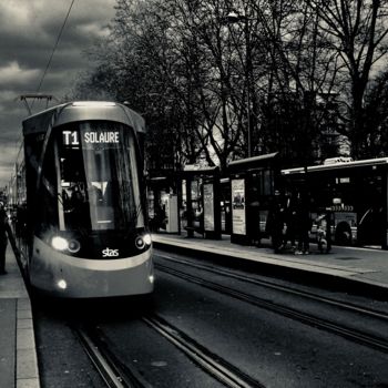 Фотография под названием "Tramway... terminus…" - Jean-Pierre Simard, Подлинное произведение искусства, Цифровая фотография