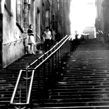 「fille aux escaliers…」というタイトルの写真撮影 Jean-Pierre Simardによって, オリジナルのアートワーク, デジタル