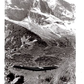 「vide passerelle-alp…」というタイトルの写真撮影 Jean-Pierre Simardによって, オリジナルのアートワーク, アナログ写真