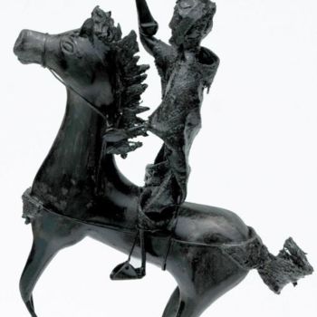 Sculpture titled "Fantasia" by Jean Remaury, Original Artwork, Metals