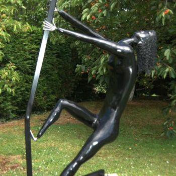Sculpture intitulée "La délivrance" par Jean Remaury, Œuvre d'art originale, Métaux