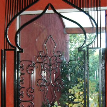Sculpture intitulée "Double porte" par Jean Remaury, Œuvre d'art originale, Métaux