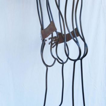 Скульптура под названием "L'étreinte" - Jean Remaury, Подлинное произведение искусства, Металлы