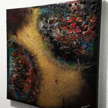 Schilderij getiteld ""Collision"" door Jean-Victor Friboulet, Origineel Kunstwerk, Acryl