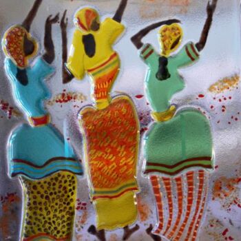 Artcraft titled "DANSEUSES AFRICAINE" by Jean-Yves Delille, Original Artwork