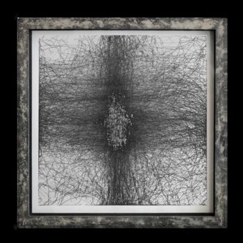 Рисунок под названием "cinématique 8  - de…" - Jean-Yves Verne, Подлинное произведение искусства, Чернила Установлен на карт…
