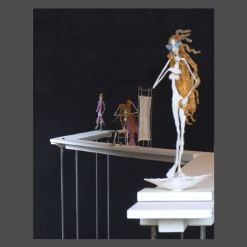 Scultura intitolato "sculpture  - Toute…" da Jean-Yves Verne, Opera d'arte originale, Media misti