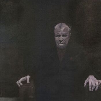 Pittura intitolato "portrait d'homme as…" da Jean-Yves Verne, Opera d'arte originale, Acrilico Montato su Telaio per barella…