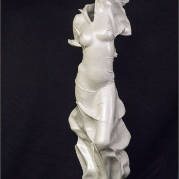 Sculpture titled "Femme - sculpture é…" by Jean-Yves Verne, Original Artwork, Resin