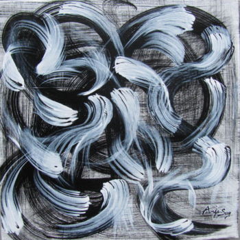 Картина под названием "Ectoplasmes" - Jean-Yves Zilio (Anje Sevy), Подлинное произведение искусства, Акрил