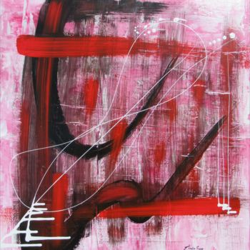 Painting titled "Rose glacé" by Jean-Yves Zilio (Anje Sevy), Original Artwork, Acrylic