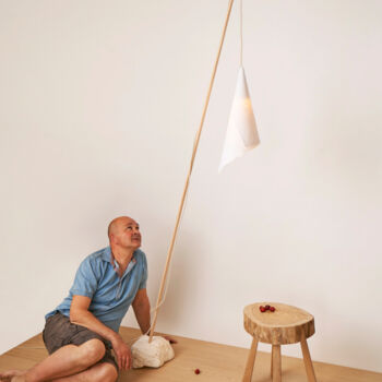 Design mit dem Titel "IBIZA lamp" von Jeanbaptiste Van Den Heede, Original-Kunstwerk, Leuchte