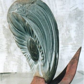 Sculpture titled "Magnolia" by Jean Barral Baron, Original Artwork