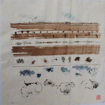 Malarstwo zatytułowany „Paysages à l'estime…” autorstwa Jean Cabane, Oryginalna praca