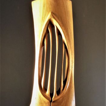 Skulptur mit dem Titel "Talle 8" von Jean-Charles Ferrand, Original-Kunstwerk, Holz