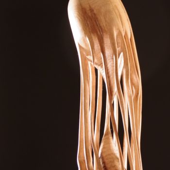 雕塑 标题为“Hot-tension 10” 由Jean-Charles Ferrand, 原创艺术品, 木