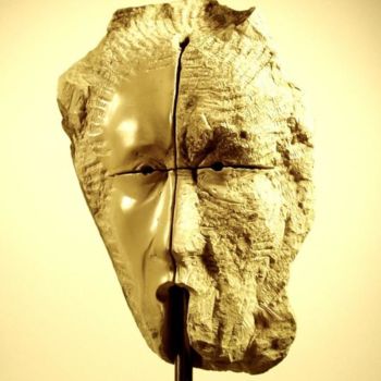 雕塑 标题为“Portrait 4” 由Jean-Charles Ferrand, 原创艺术品, 石
