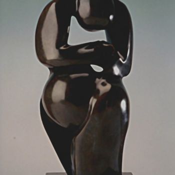 Sculpture intitulée "Intra 1" par Jean-Charles Ferrand, Œuvre d'art originale, Coulage