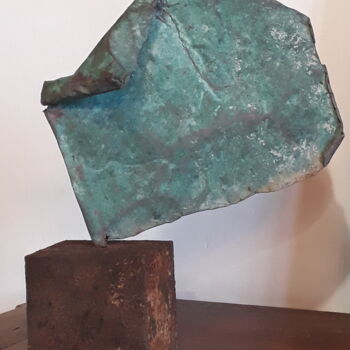 Sculpture intitulée "voile" par Jean-Charles Stora, Œuvre d'art originale, Acier inoxydable