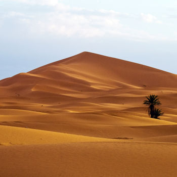 Photography titled "Merzouga dune" by Jean-Claude Chevrel, Original Artwork, Non Manipulated Photography