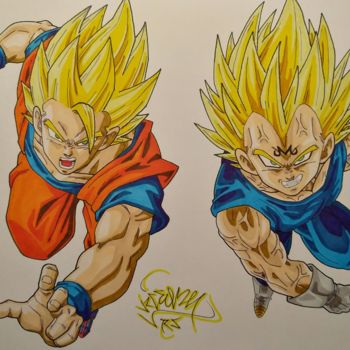 Drawing titled "dragon-ball-1.jpg" by Viceoneart, Original Artwork, Other