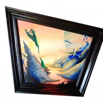 Painting titled "Havre d'âmes" by Jean Gaudet, Original Artwork