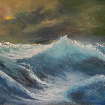 Malerei mit dem Titel "marine.jpg" von Jeanine Adell, Original-Kunstwerk, Öl