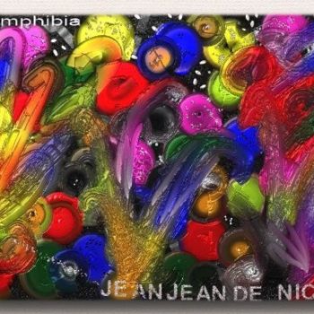 Pintura titulada "Amphibia II" por Jeanjeandenice " Jjdn ", Obra de arte original