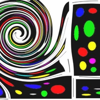 Arts numériques intitulée "Coloriage" par Jeanjeandenice " Jjdn ", Œuvre d'art originale