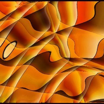 Arts numériques intitulée "Orangemix" par Jeanjeandenice " Jjdn ", Œuvre d'art originale, Peinture numérique
