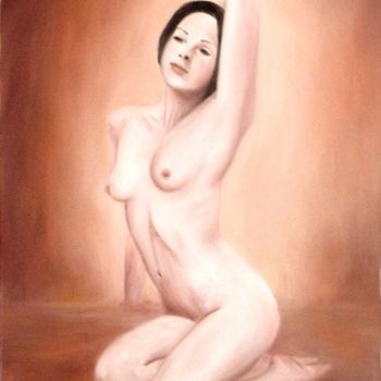 Ζωγραφική με τίτλο "Evanescence" από Jean-Joseph Chevalier, Αυθεντικά έργα τέχνης, Λάδι