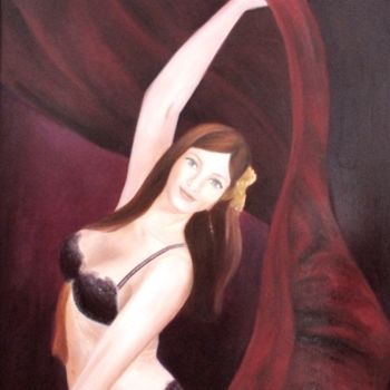 Painting titled "Mille et une nuit" by Jean-Joseph Chevalier, Original Artwork, Oil