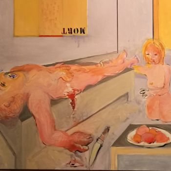 Peinture intitulée "Déjà mort." par Jean-Louis Smoos, Œuvre d'art originale, Huile