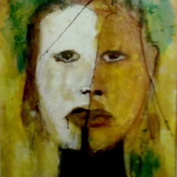 Painting titled "OMO 2" by Jean-Louis Patrice, Original Artwork, Oil