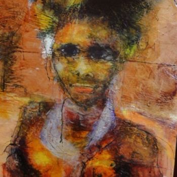 Painting titled "Omo 6" by Jean-Louis Patrice, Original Artwork, Oil
