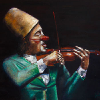 Painting titled "Sinfonia do Riso" by Jean Louiss, Original Artwork, Oil