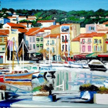 Painting titled "cassis-bruno.jpg" by Jean Luc Grappin, Original Artwork