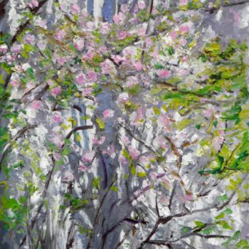 Malarstwo zatytułowany „cerisiers-alberty-k…” autorstwa Jean Luc Grappin, Oryginalna praca