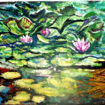 Painting titled "giverny-6.jpg" by Jean Luc Grappin, Original Artwork
