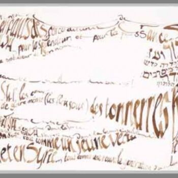 Disegno intitolato "« Le Puy David »-PC…" da Jean Luc Moreau Romain, Opera d'arte originale, Altro