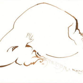 Zeichnungen mit dem Titel "« Pourfendre l'obol…" von Jean Luc Moreau Romain, Original-Kunstwerk, Andere