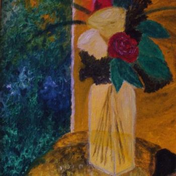 Peinture intitulée "Bouquet de la fête…" par Jean-Marc Badia, Œuvre d'art originale