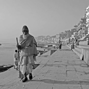 Photography titled "Varanasi - Perspect…" by Jean-Marc Renaudie, Original Artwork