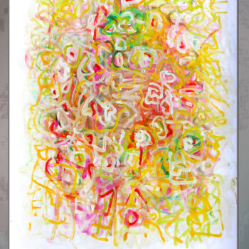 Картина под названием "ART TERRITORY" - Jean Mirre, Подлинное произведение искусства, Масло