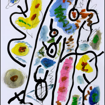 Malerei mit dem Titel "ZEAL" von Jean Mirre, Original-Kunstwerk, Acryl