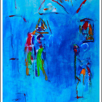 Pittura intitolato "SOTTISES" da Jean Mirre, Opera d'arte originale, Olio