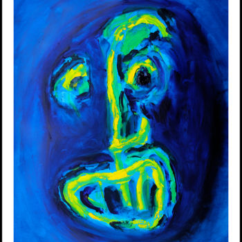 Картина под названием "ONE OF US" - Jean Mirre, Подлинное произведение искусства, Масло